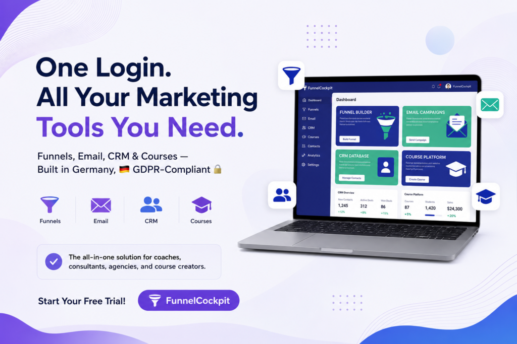FunnelCockpit lead generation software and marketing platform